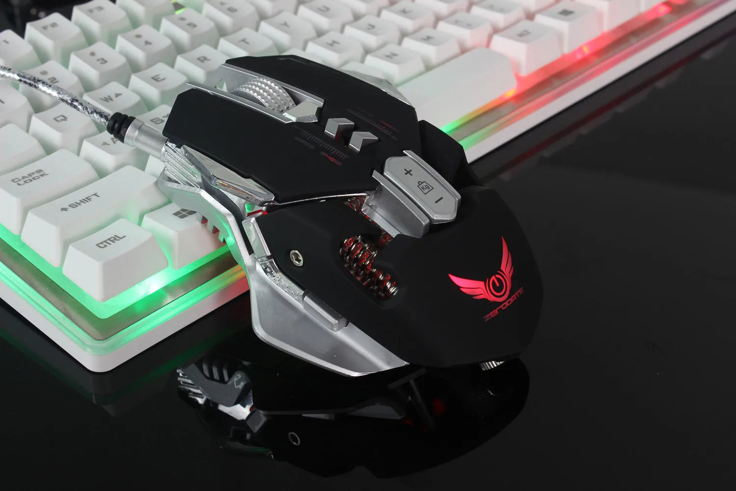Проводная Механическая игровая мышь USB 3500 DPI 7 кнопок регулируемый макро