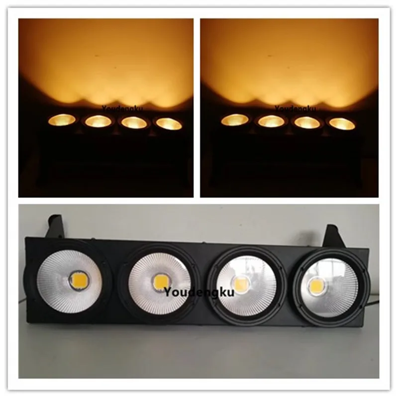 8 шт. 4 гласветильник теплый белый cob свет dmx512 СВЕТОДИОДНЫЙ матричный луч