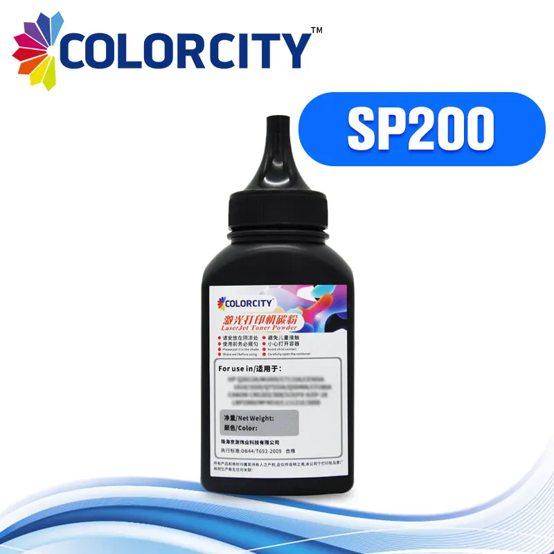 Тонер порошок для ricoh SP 200 SP200S SP200SF SP201S SP201SF SP202S SP202SF SP210SU SP210SF 80 г/бутылка sp200|Тонер| |