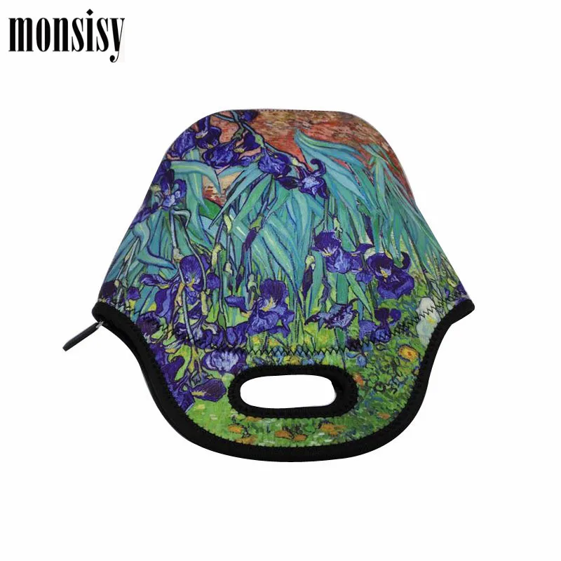 Monsisy 2019 неопреновая сумка для ланча женщин и детей мужская холодильник