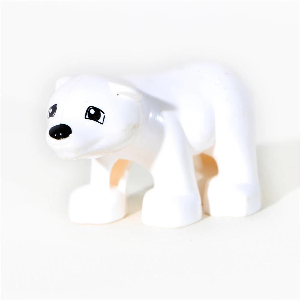 Большой Duplo строительный блок морских животных дети Best большой Whale Shark Polar Bear