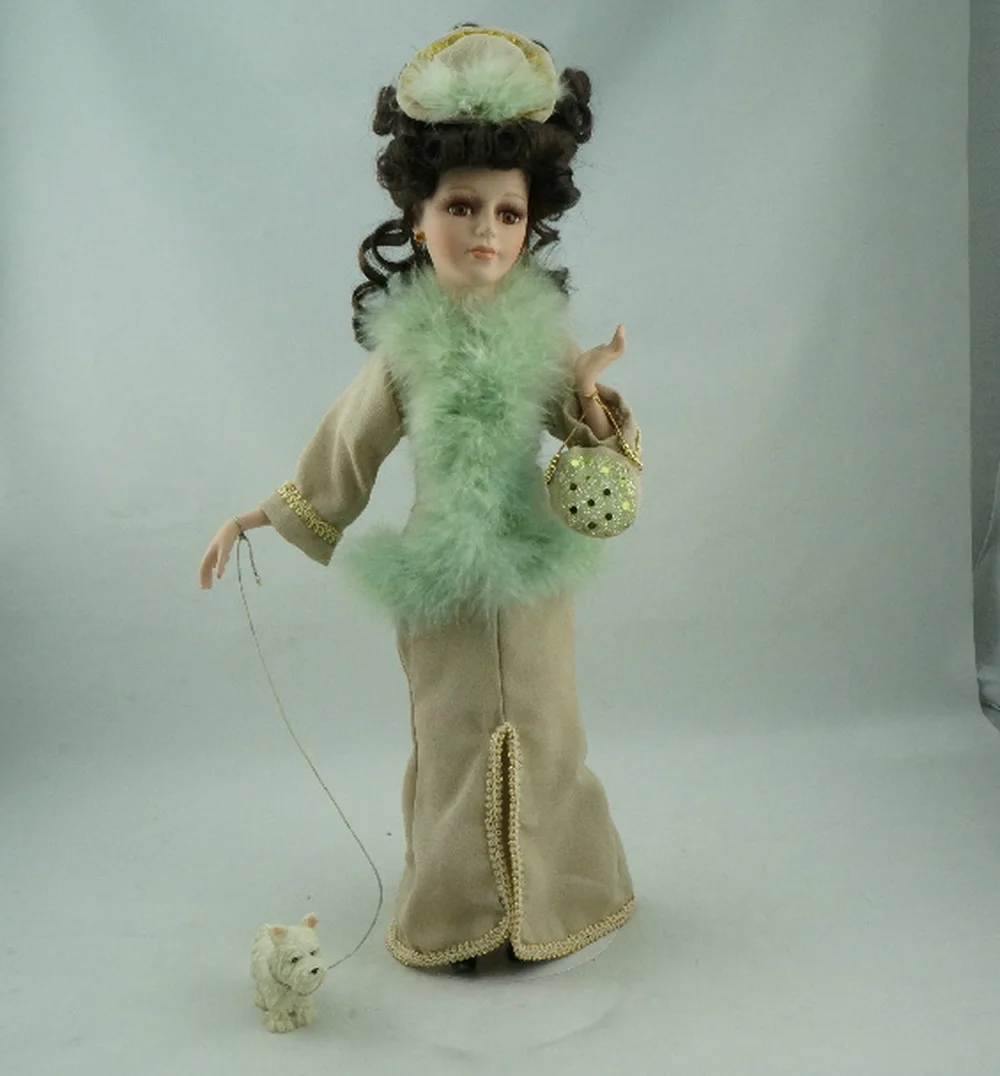 Cosette новое украшение для дома Реалистичная косичка фарфоровая кукла ангела | Дом