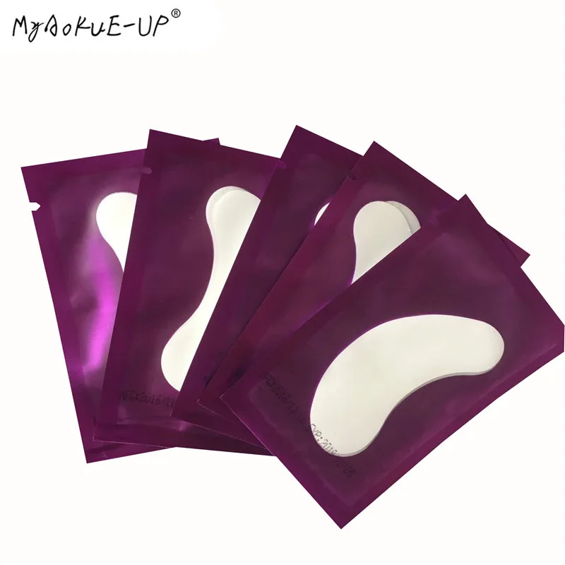 Патчи под глаза бумажные для наращивания ресниц 7 6*2 9 см 50 пар|eye pads|under eye pads50 pairs