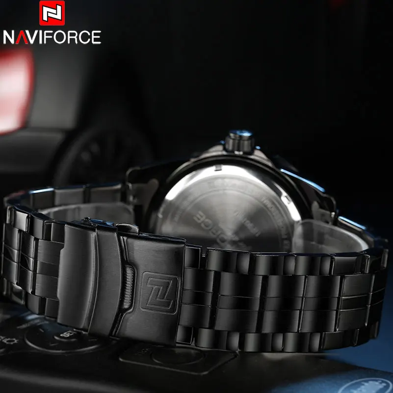 Naviforce Лидирующий бренд Для мужчин спортивные часы Мужчин's Военная Униформа