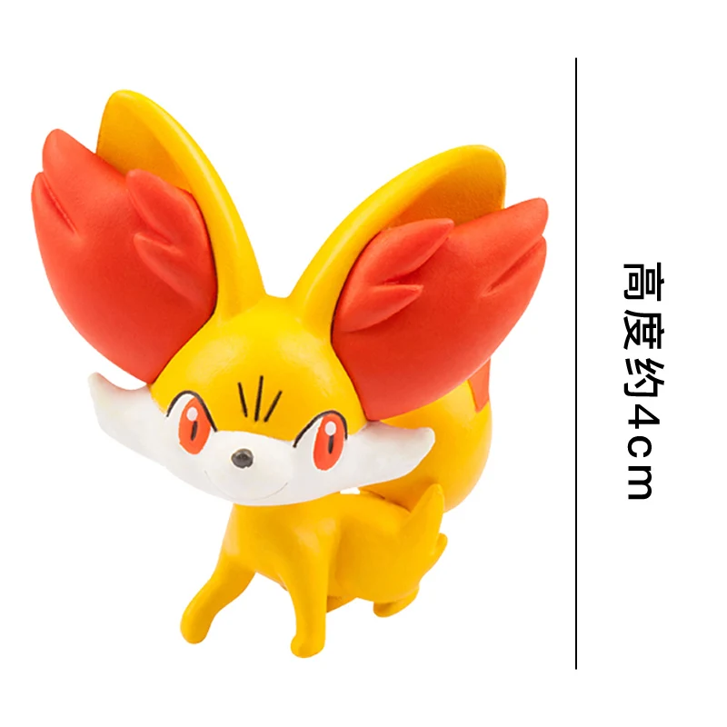 Мини игрушка Takara Tomy Pokemon monglue EX Sun Moon 4 см коллекция фигурок Fennekin Новинка