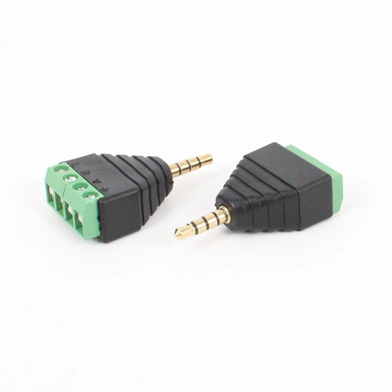 5 шт. Jack3.5mm наушников Позолоченные трехфазный асинхронный двигатель кольцо