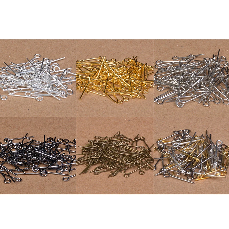 Штифты с петлями 200 шт./лот 16 45 мм иглы для изготовления ожерелья бисера сережек