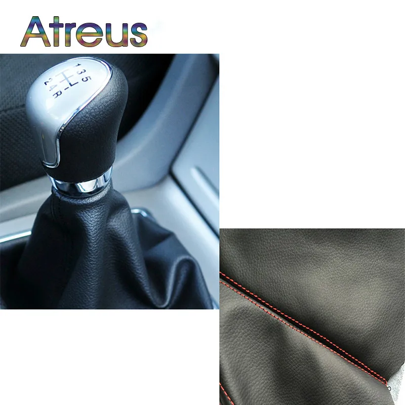 Ручка переключения передач Atreus 1 шт. Пыленепроницаемая Крышка для Ford Focus 3 Fiesta Mondeo