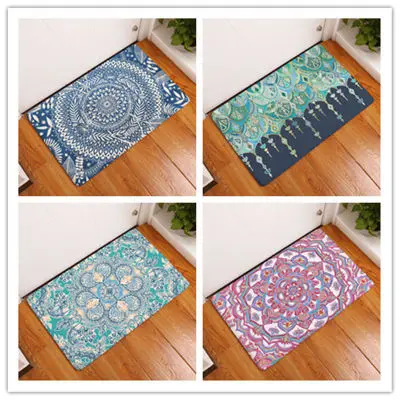 Добро пожаловать коврики для пола в богемном стиле с принтом ванной и кухни