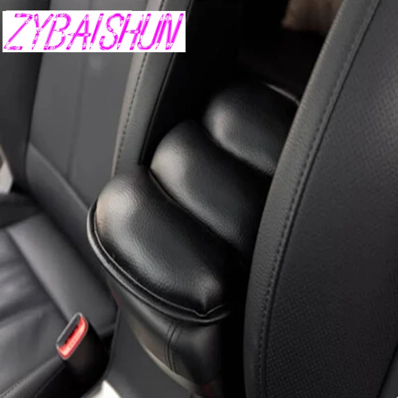 Автомобильный подлокотник из мягкой кожи центральный консольный ящик для