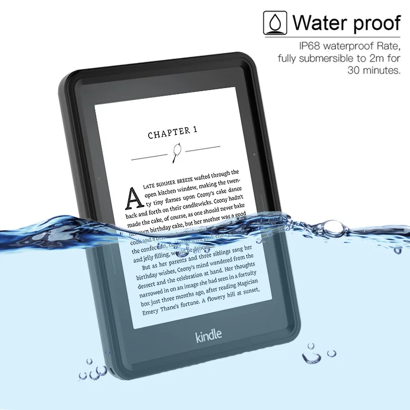 Ударопрочный водонепроницаемый чехол с защитой 360 градусов для Kindle Paperwhite Voyage Oasis