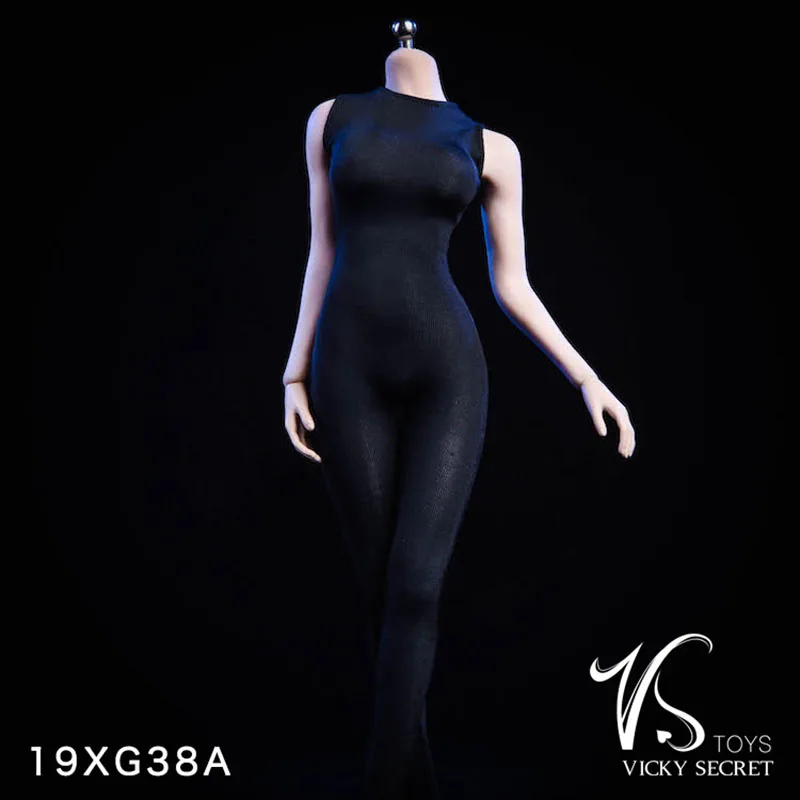 VSTOYS 19XG38 колготки Черное и белое боди одежда 1/6 сексуальная для девушек F 12 дюймов