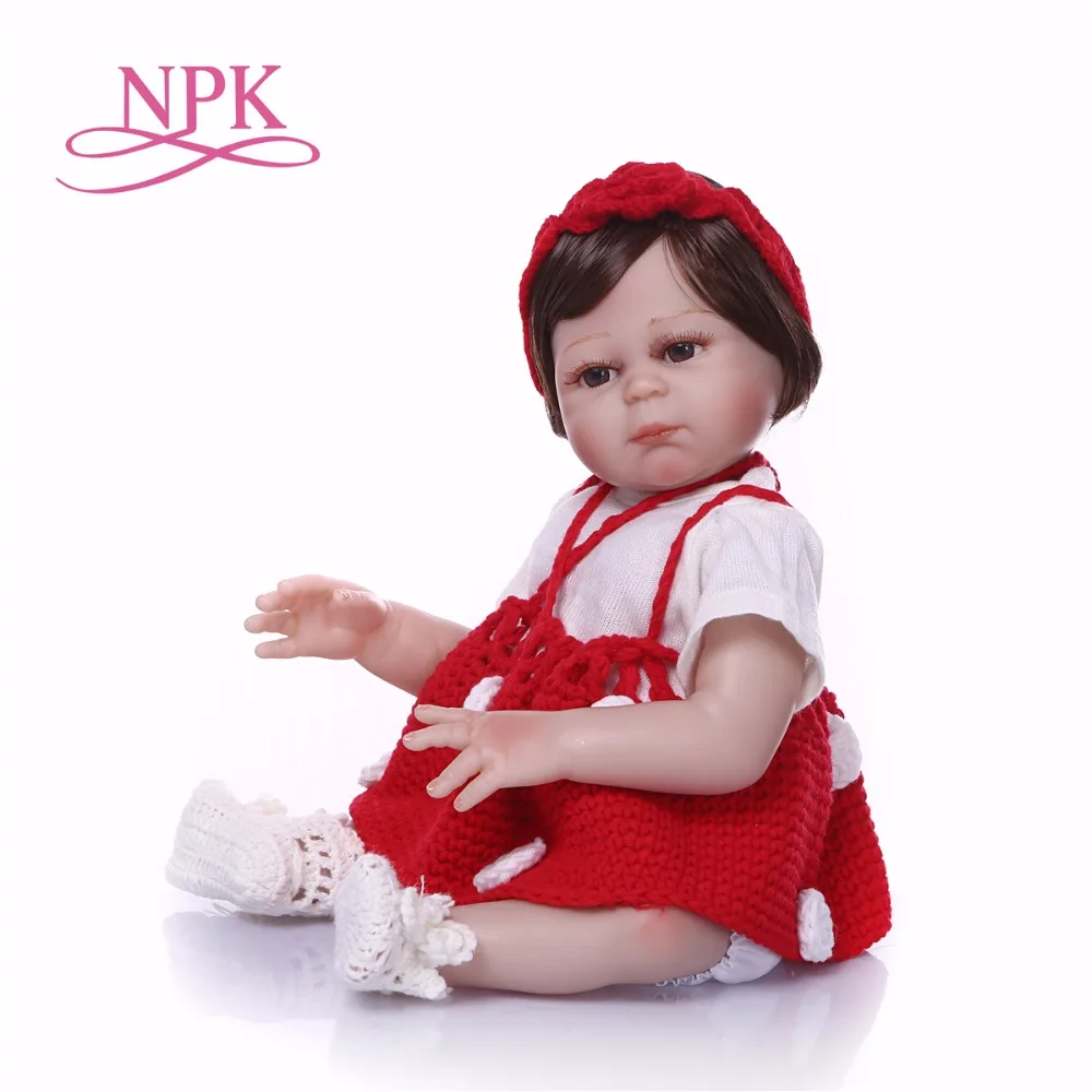 Bonecas reborn Girl bebe 20&quot50cm full silicone baby dolls toys for children gift can bathe newborn alive doll | Игрушки и хобби