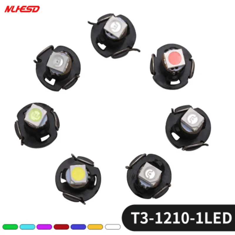 10 шт. T3 1210 SMD 3528 12 В приборная панель лампа NEO автомобильная светодиодная кластер