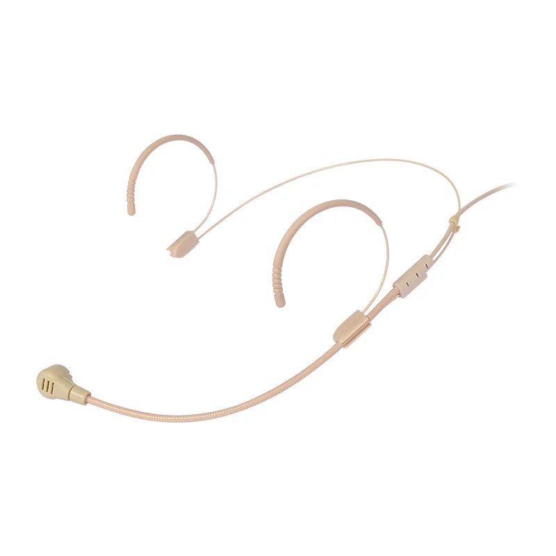 Бежевый микрофон для гарнитуры конденсаторный проводной передатчик AKG Samson Transmitter