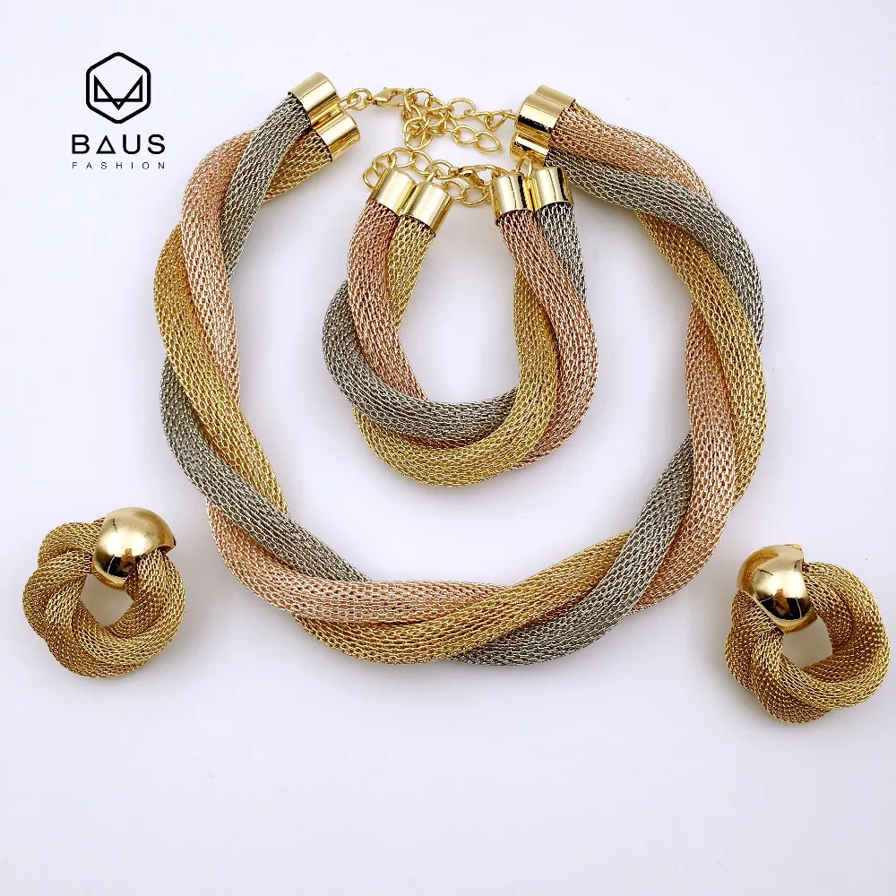 Комплект из колье и серёг двухцветные эфиопские бусины|ethiopian gold|african beads jewelry setbeaded