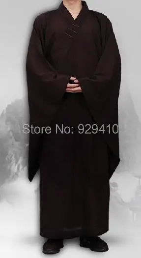 buddhist haiqing Monks long robesgown lay suits meditation martail arts uniforms unisex abbot clothing top quality famous brand |