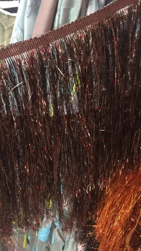 30y good selling J-10292 metal Fringe Ribbon Trim Tassel Lace 20cm for party dress | Дом и сад