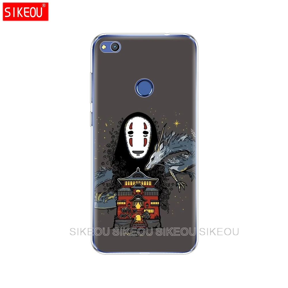 Силиконовый чехол для телефона Huawei P20 P7 P8 P9 P10 Lite Plus Pro 2017 P Smart Spirited Away Totoro no face |