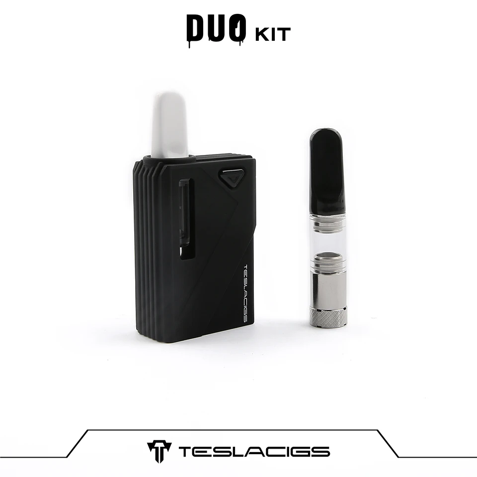 Новый оригинальный Tesla Mini DUO воск CBD комплект 500 мАч встроенный аккумулятор
