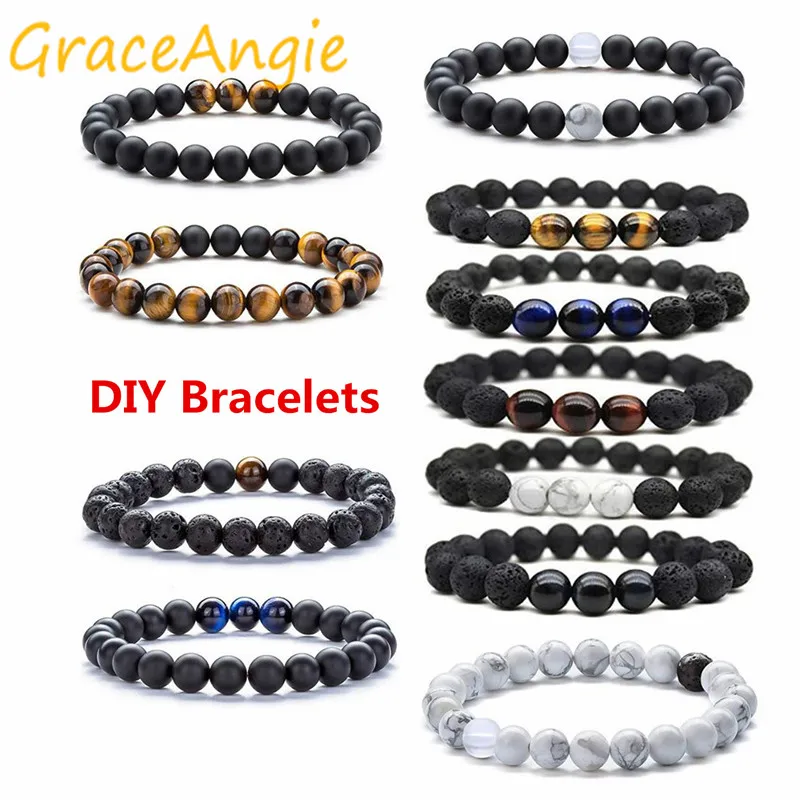 GraceAngie 248 шт./упак. 8 мм бусины ювелирные аксессуары китайская культура религия