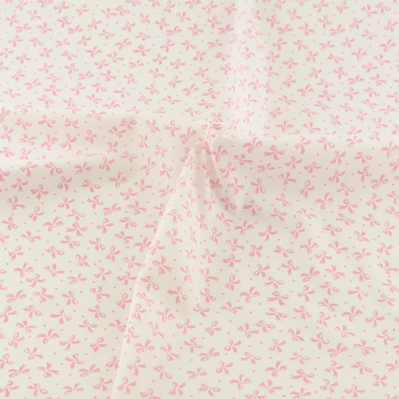 Pink Bowtie Cotton Fabric Bedding Decoration Quilting Sewing Cloth Craft Bowknot Teramila Fabrics Tissue Home Textile Patchwork | Дом и сад