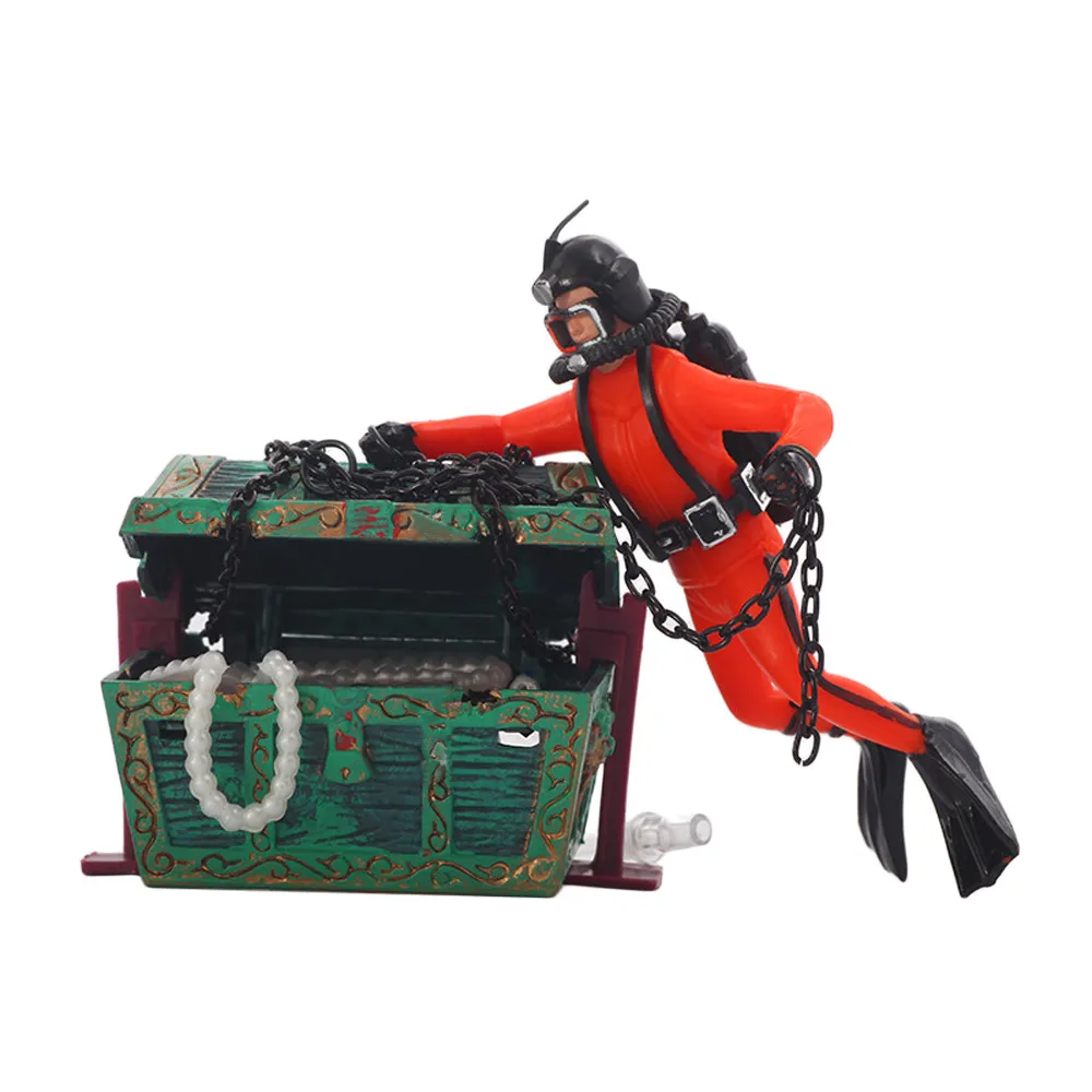 Аквариумное украшение Hunter Diver фигурка сокровищ аквариумный декор ландшафт 11