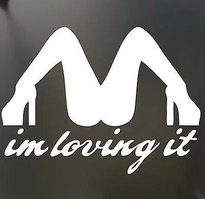 

I'm loving it MD Funny Bumper Sticker JDM window decal 15cm