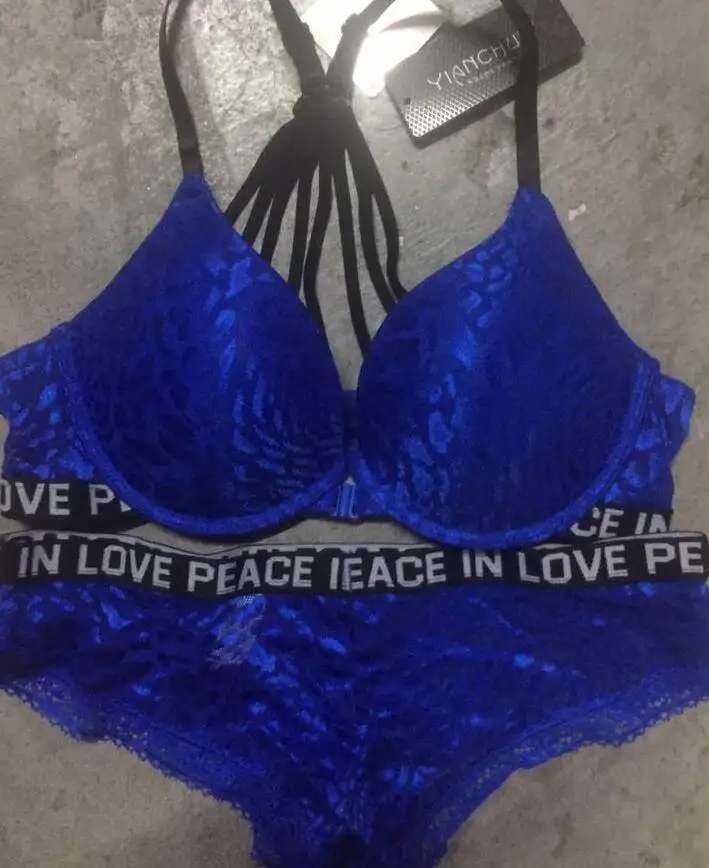Комплект женского нижнего белья с парашютом буквенным принтом|lingerie bra set|bra setfashion