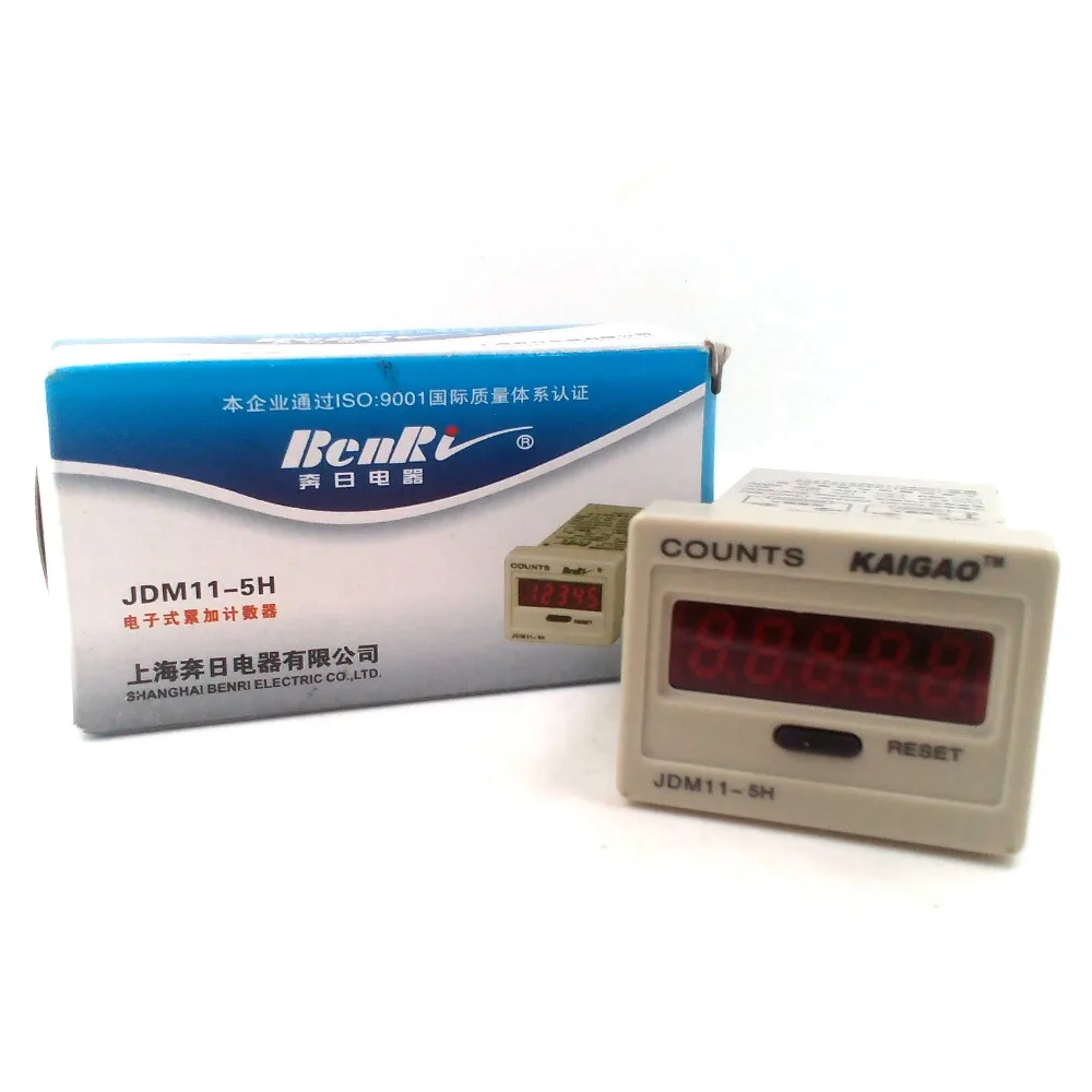 Электронный счетчик 2 шт. 5 цифр светонепроницаемая память с подсчетом напряжения