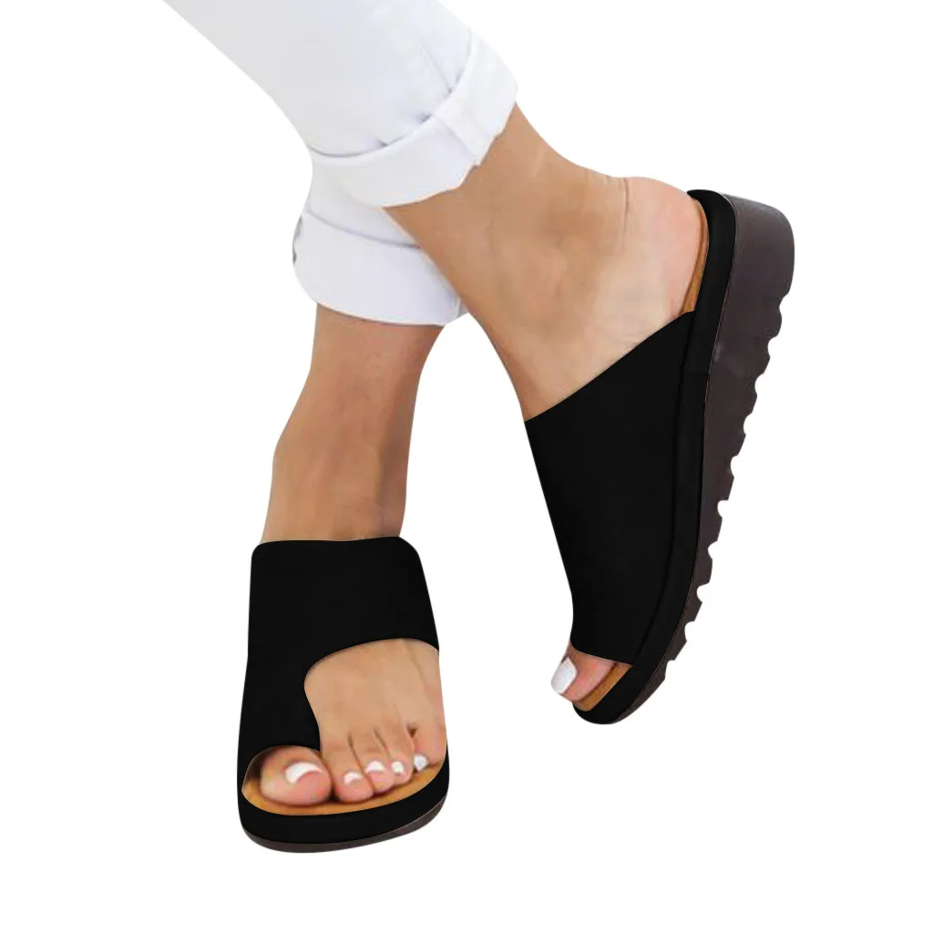 

Shoes Woman Womens Open Toe Flip-flops 2021 New Wedges Open Toe Ankle Beach Shoes Roman Slippers Sandals Zapatos De Mujer #srn