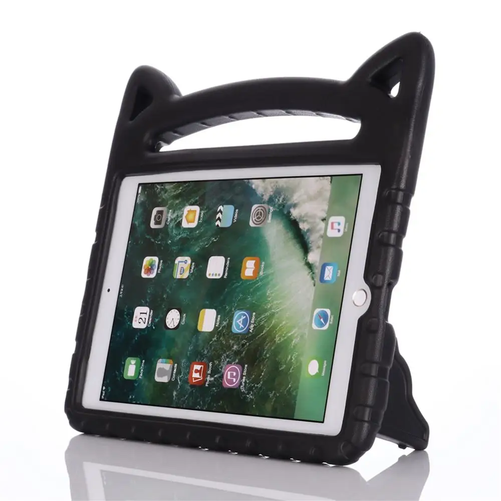 EVA безопасный ударопрочный чехол для iPad 2017 2018 air air2 pro 9 7 кошачьи уши полный корпус
