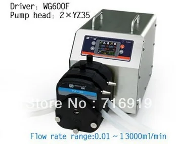 

WG600F 2xYZ35 Intelligent Industrial Electric Peristaltic Doing Filling Pump Water Fluid Liquid Pumps 10-13000ml/min