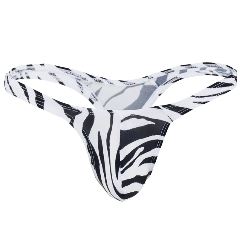 Мужские Трусы стринги Zebra с Т образной задней частью нижнее белье мужские