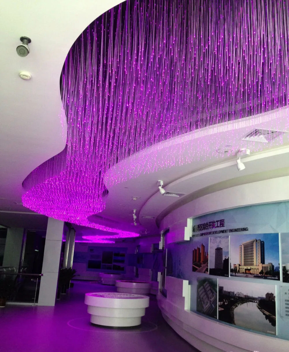 

20w RGB LED Fiber Optic Lighting kit double-headed export flexible fiber optic 0.75mm(150pcs*2m) DIY lights