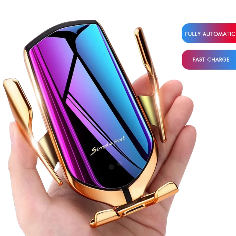Qi автомобильное беспроводное зарядное устройство для huawei xiaomi Samsung Galaxy S8 S9 S10 PLUS