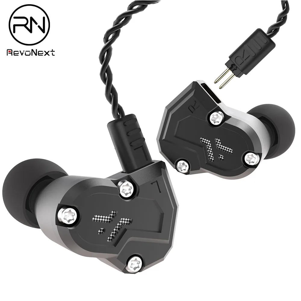 Оригинальные гибридные Внутриканальные наушники Revonext QT3s 2DD + 2BA Hi Fi DJ монитор