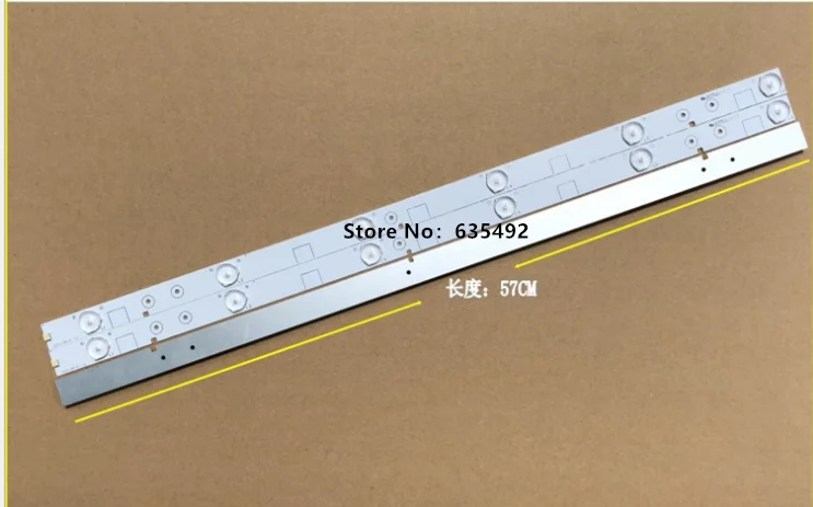 New 10 PCS/lot 5LED 595mm LED backlight strip for LED32EC260JD LED32K20JD SVH320AG8 SVH320AH2 | Photographic Lighting