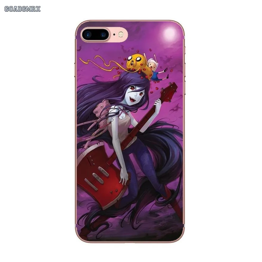 Прозрачный мягкий чехол для iPhone 6 6S 7 8 Plus X XS MAX XR 4 4S 5 5S SE 5C Adventure Time