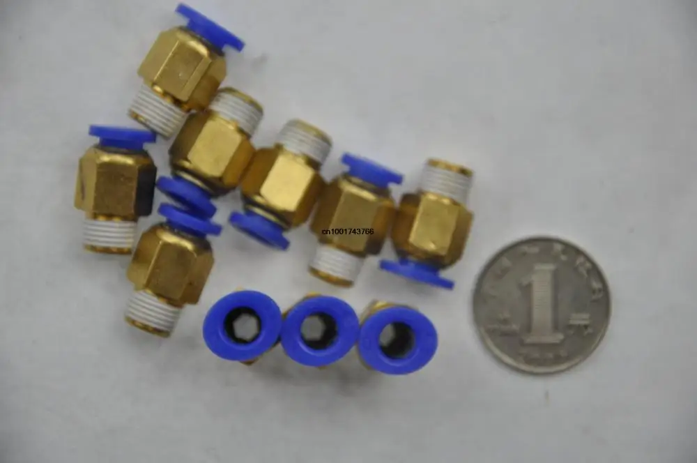 1/4OD до 1/8 BSPT Резьба пневматическая наружная прямая/one touch фитинги SNS pnematic parts/quick