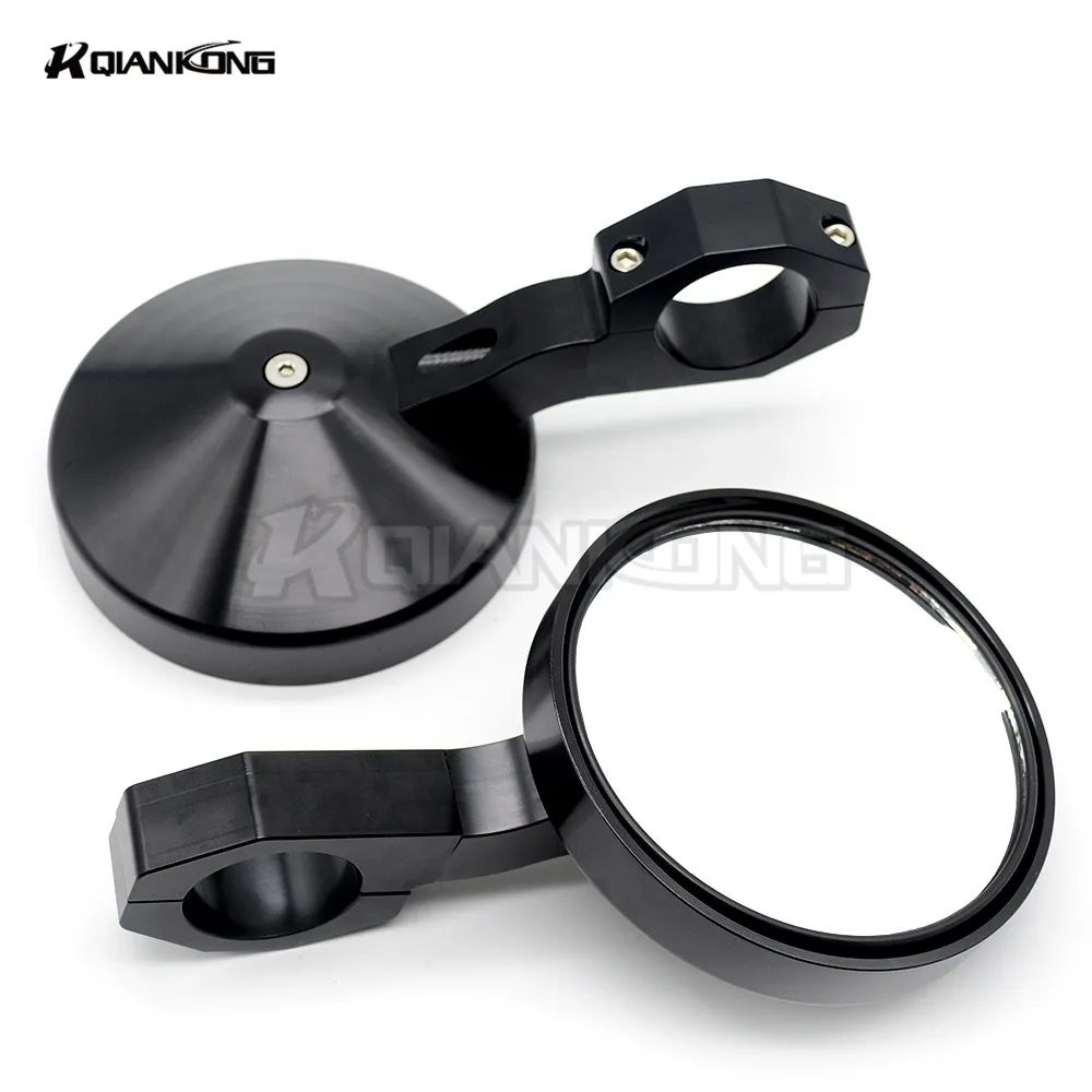 

2" Round Billet Side Rear View Mirrors for 4.7" Clamp for Can am Commander Maverick for Polaris RZR XP1000 RZR XP 4 UTV XP4 1000