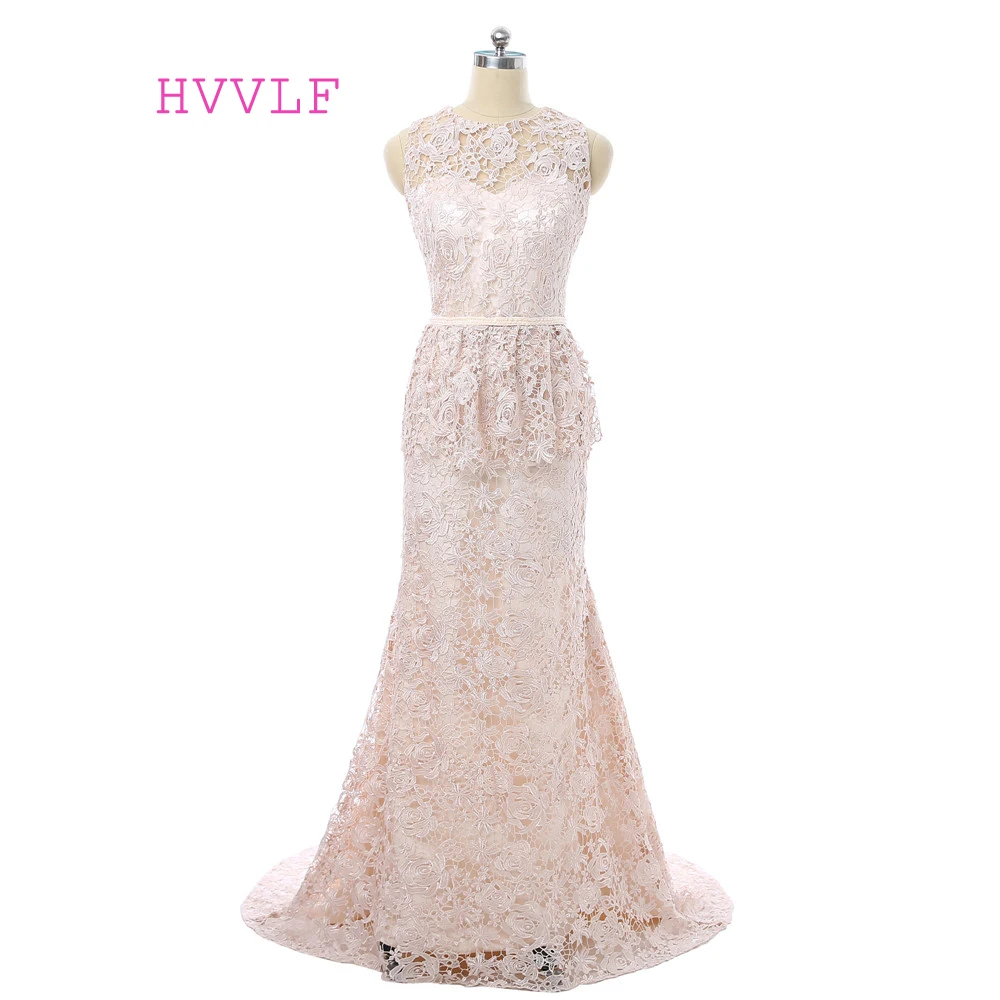 

Light Champagne Mother Of The Bride Dresses Mermaid Lace Long Evening Dresses Mother Dresses For Weddings Plus Size