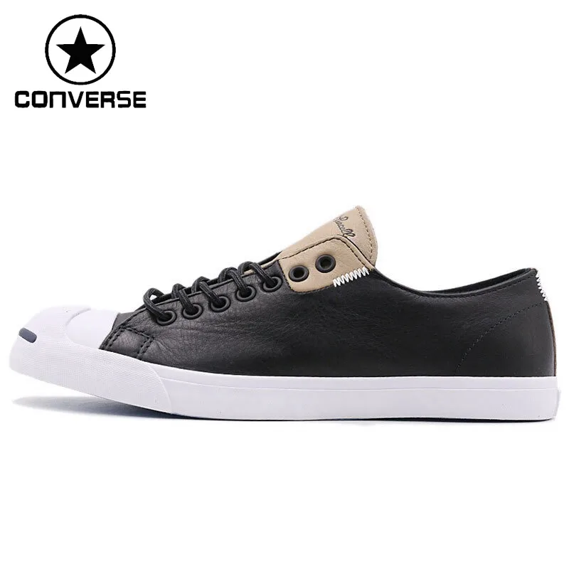 Оригинал Новое поступление Converse унисекс кожа Скейтбординг обувь холщовые