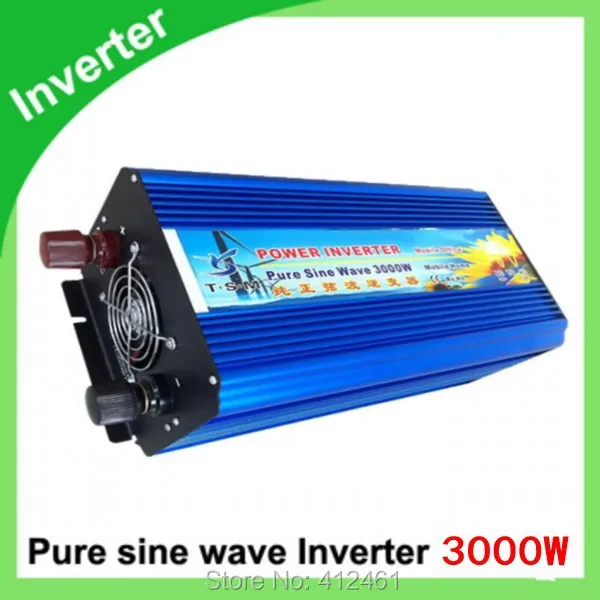 

Домашний немодулированный синусоидальный инвертор 3KVA 3000W 12V 24V 36V 48V