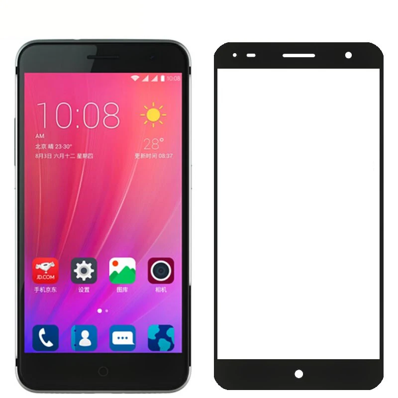 3D закаленное стекло для ZTE Blade V7 Plus полное покрытие 9H защитная пленка