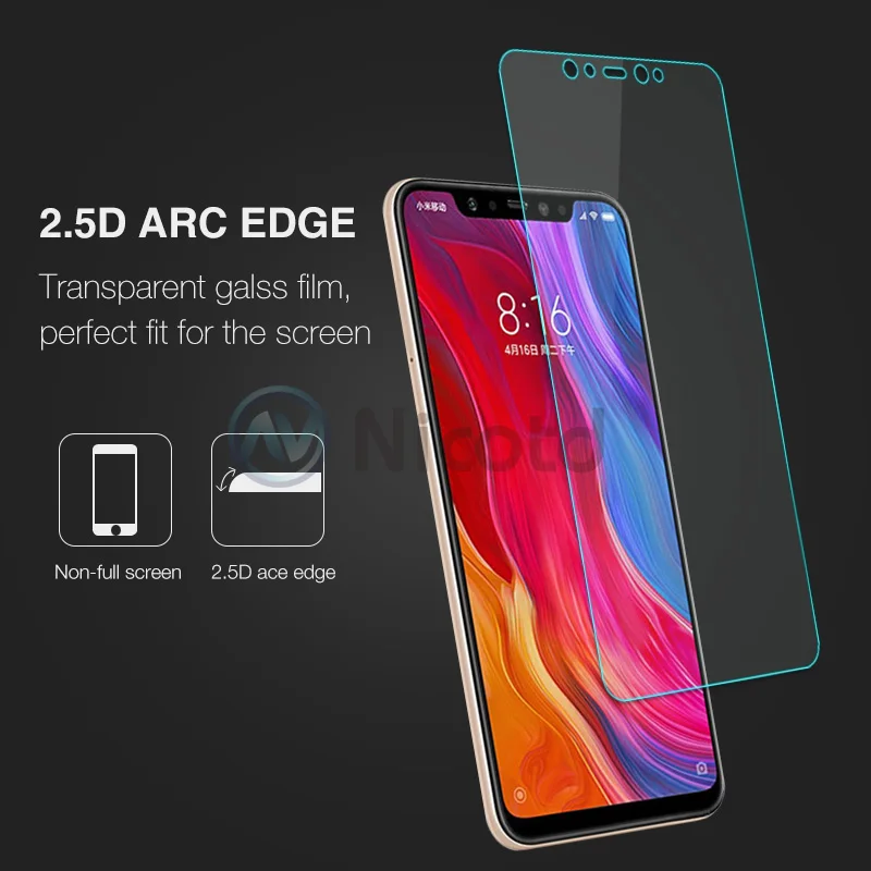 Стекло Tempred для Xiaomi 8 8SE 5X Защитная пленка экрана Redmi S2 4X 4A 5A Защитное стекло 6 6A Pro Mi