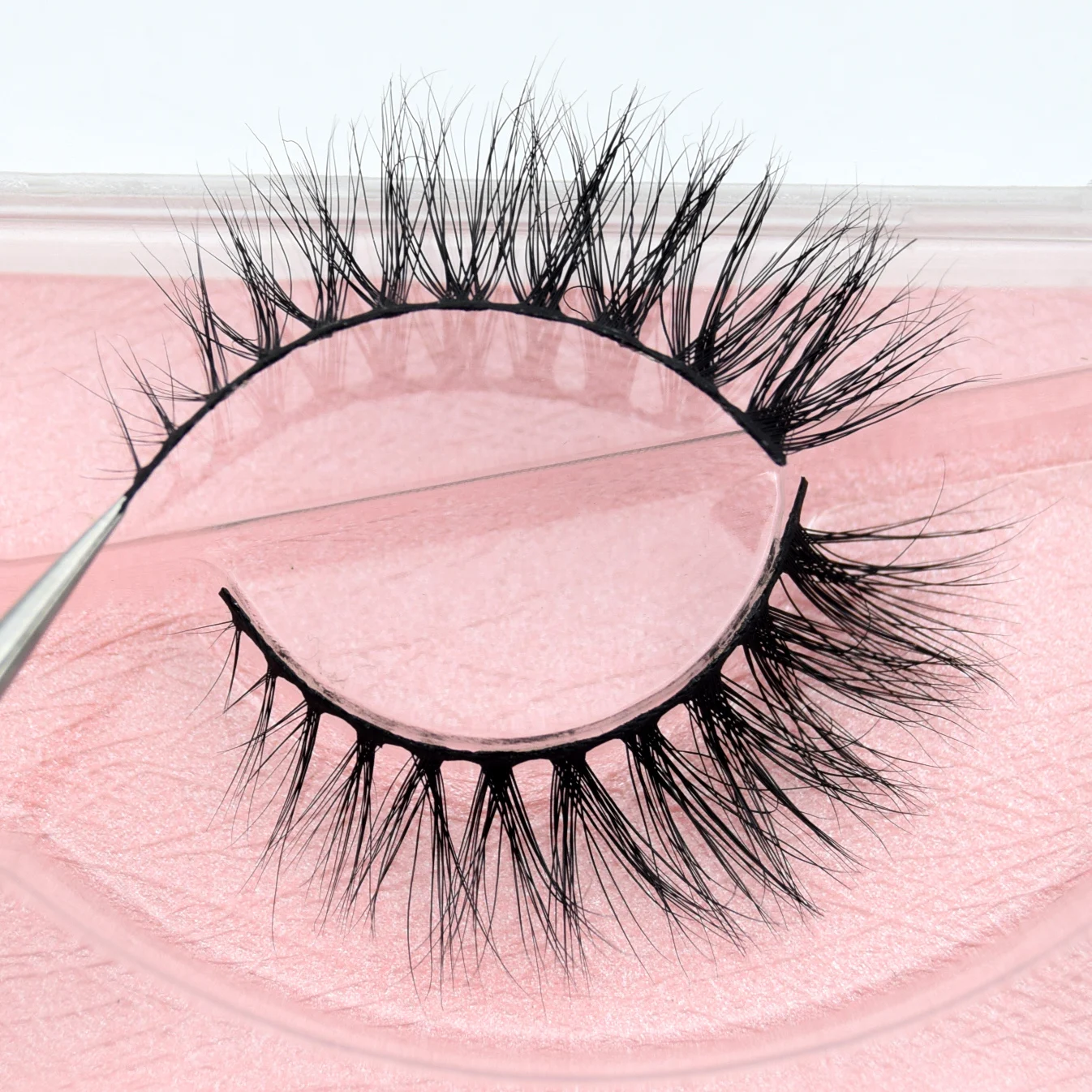 Visofree New Arrival eye lashes handmade natural make up False eyelashes sexy Extension for Beauty Makeup 3D Mink Lashes M55