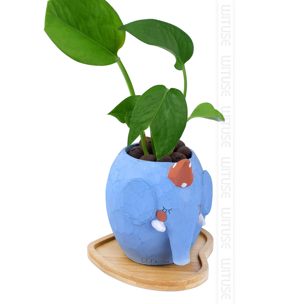 Новинка для горшки для суккулентов, подносы для сада, Декор для дома, 12 видов, бамбуковые круглые квадратные чаши, тарелки
