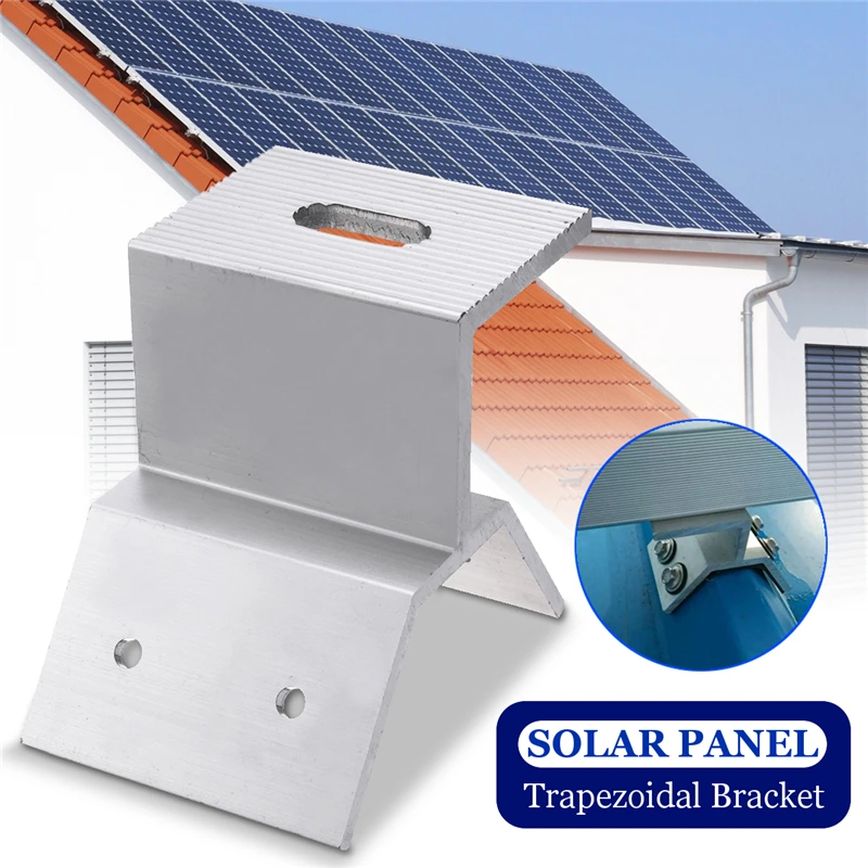 

Newest Solar Panel Mounting Bracket Photovoltaic Support Single Stainless Steel Solar System Accessories for RV house boat