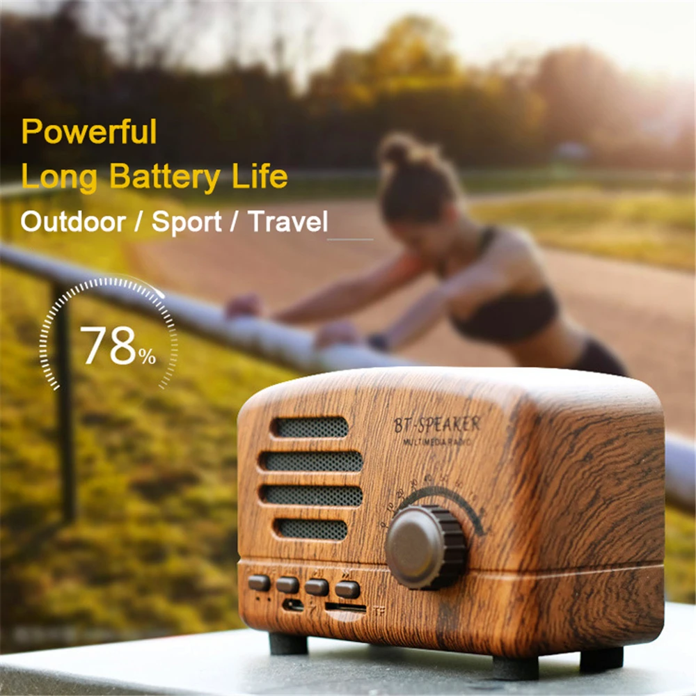 Ретро Bluetooth Колонка подставка портативный HIFIi стерео 3D громкий динамик s открытый
